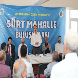 "Siirt’te değer katacak çalışmaları ortak akılla hayata geçiriyoruz"