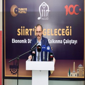 "Bugün attığımız her adım Siirt’in geleceğini daha güçlü hale getirecek"