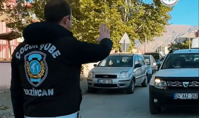 Erzincan ''Okul Polisleri Projesi'' ile Türkiye'ye örnek oluyor;