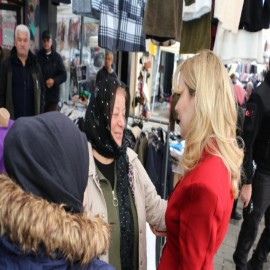 Kaymakam Sıktaş,  pazar esnafının nabzını tuttu