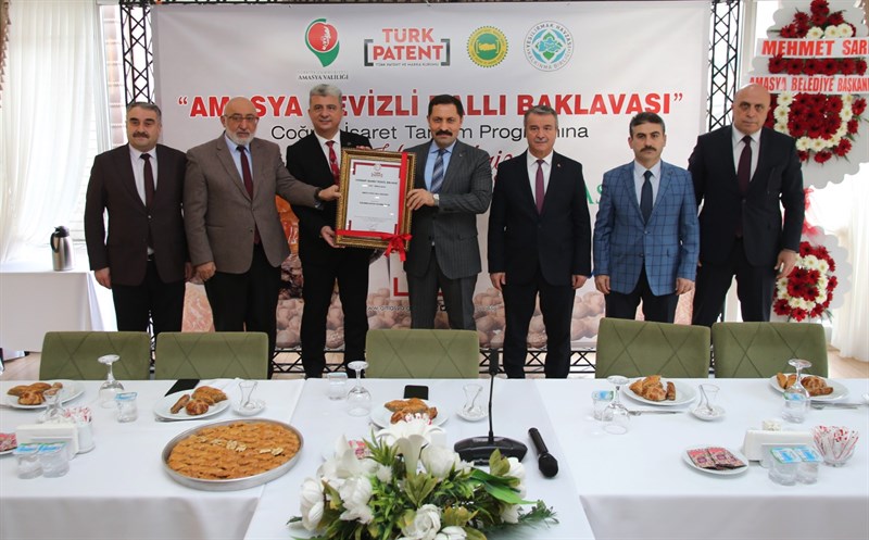 Amasya Cevizli Ballı Baklavası’na coğrafi işaret;