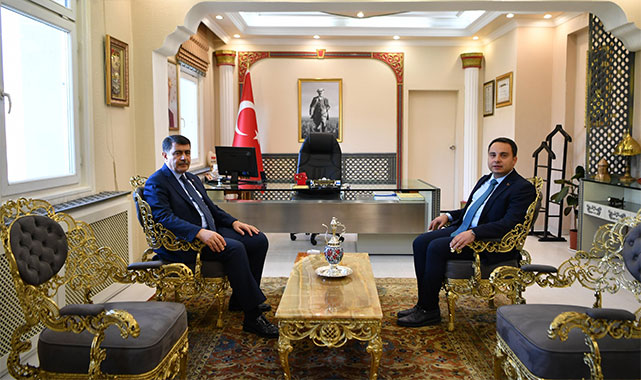 Vali Şahin'den Kalecik Kaymakamı Aydoğan'a ziyaret;