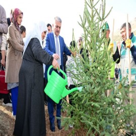 Deprem şehitlerinin ismi hatıra ormanında yaşayacak