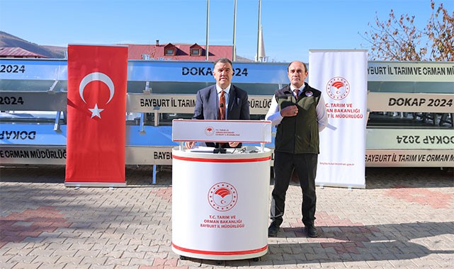 Bayburtlu çiftçilerin yüzü güldü: Bin 200 adet sıvat dağıtıldı