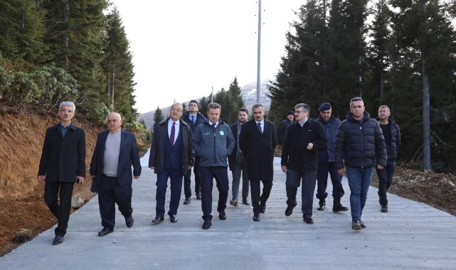 Sis Dağı’nın yayla yolu yenileniyor