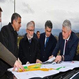 Vali Aydın, 1000 kişilik yurt projesini yerinde inceledi