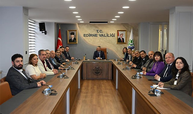 TİMBİR'den Edirne Valisi Yunus Sezer'e ziyaret!