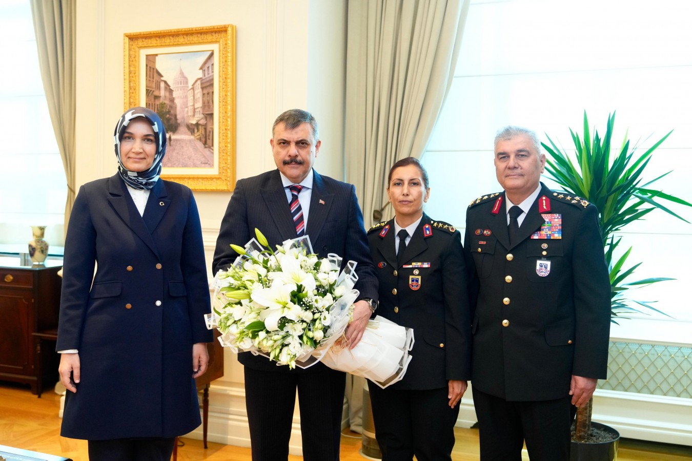 Bakan Çiftçi, jandarma heyetini kabul etti