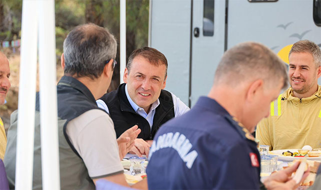 Vali Sözer, yeşil vatan kahramanlarıyla bir araya geldi;