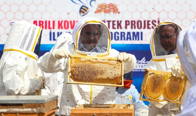 Arılı Kovan Destek Projesi’nde ilk hasat