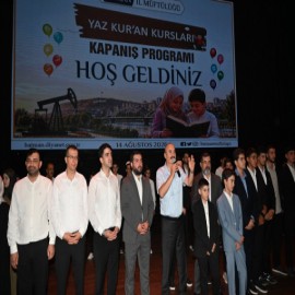 Vali Canalp'ten yaz Kur’an kurslarına övgü: Muazzam bir başarı