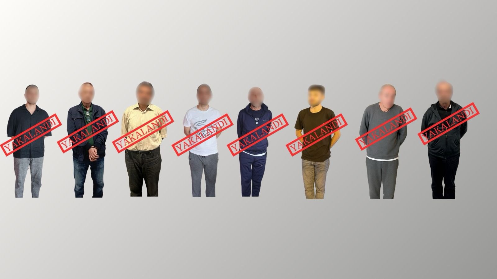 Türkiye'nin peşinde olduğu 8 kişi yakalandı;