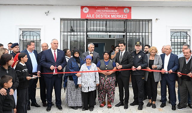 Enez’in yeni sosyal yaşam merkezi kapılarını açtı