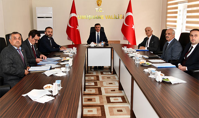Gümüşhane'de kırsal altyapı yatırımları için hazırlıklar başladı;