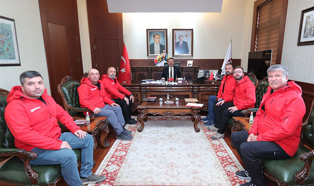 Sivil Arama Kurtarma Derneğinden Vali Aksoy'a ziyaret: ''Vatandaşlarımızın can güvenliği için büyük önem taşıyor'';