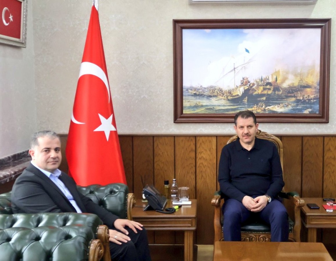 MİA Haber İmtiyaz Sahibi Aksan'dan, Salih Ayhan'a ziyaret;