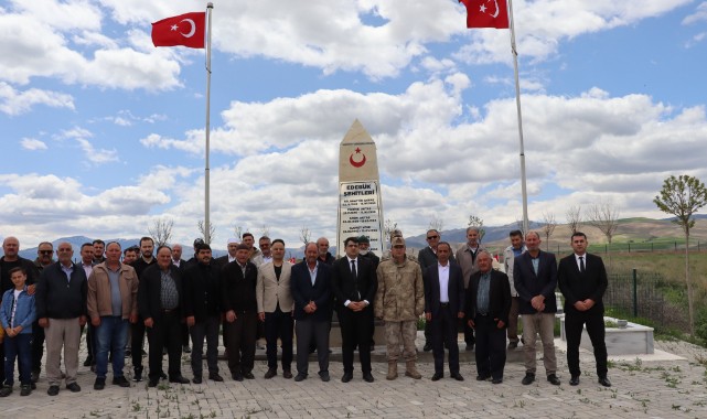 Edebük Şehitleri dualarla anıldı