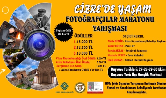 Fotoğraf tutkunları ‘Cizre’de Yaşam’ı fotoğraflayacak