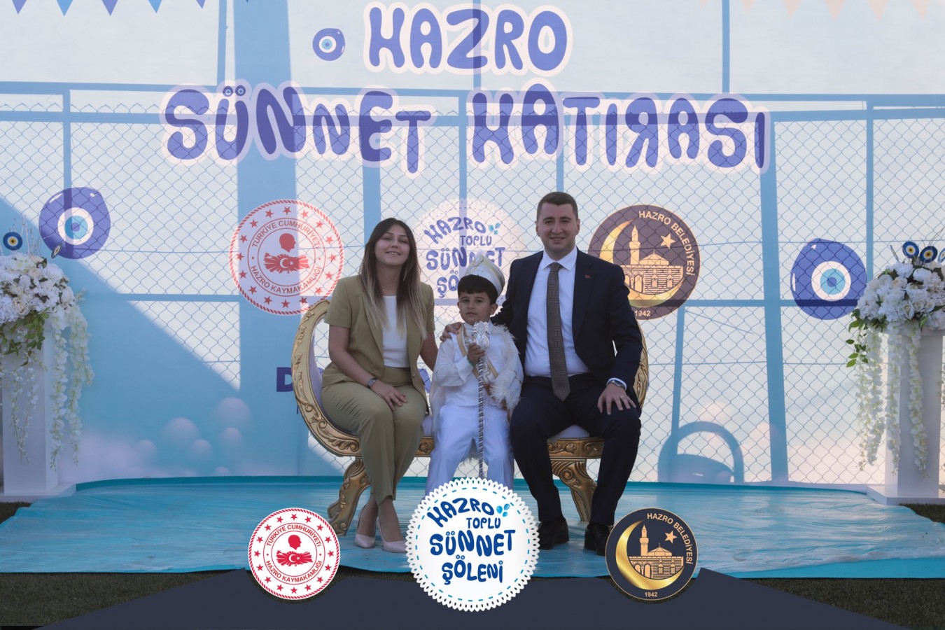 Hazro’da toplu sünnet şöleni;