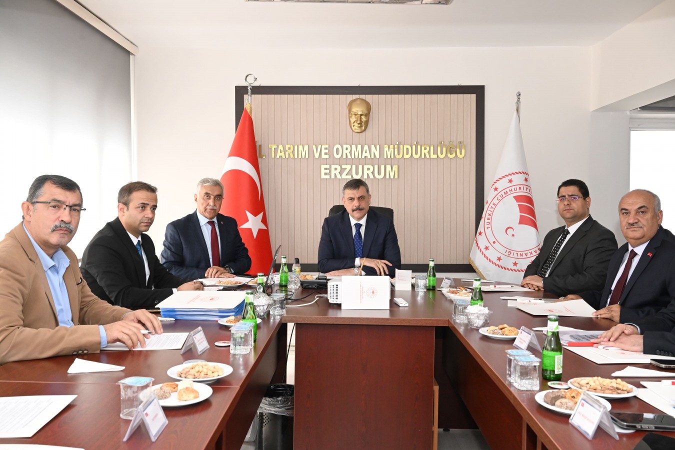 Erzurum'un tarım arazileri güvence altında;