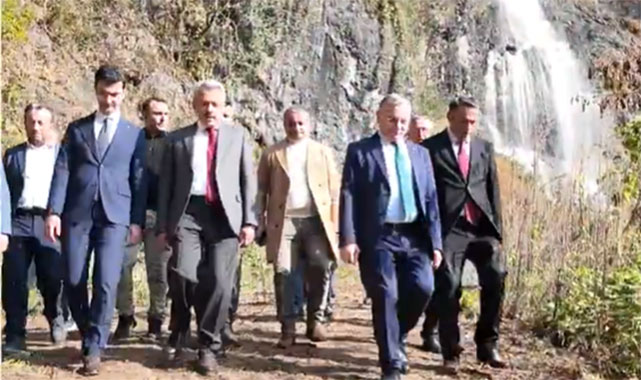 Vali Baydaş Çağlayan Şelalesi için müjdeyi verdi;