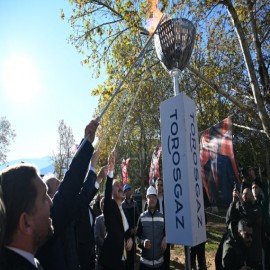 Eğirdir doğalgazına kavuştu "Şehirde ne varsa ilçede, ilçede ne varsa köyde de olacak"