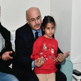 Şehit ve babası için dua