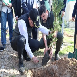 Siirt Teylan Köyü’nde yeşil seferberlik