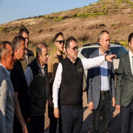 Vali Sözer yangın sonrası çalışmaları yerinde inceledi