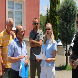 Kaymakam Şıktaş, eğitim yatırımını sahada değerlendirdi