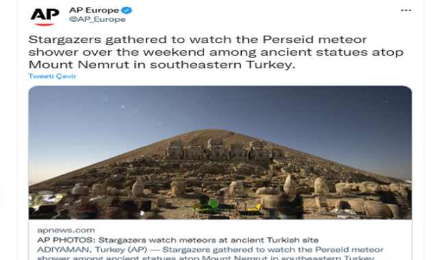 Notalar Nemrut’tan yükselip dünya basınına ulaştı