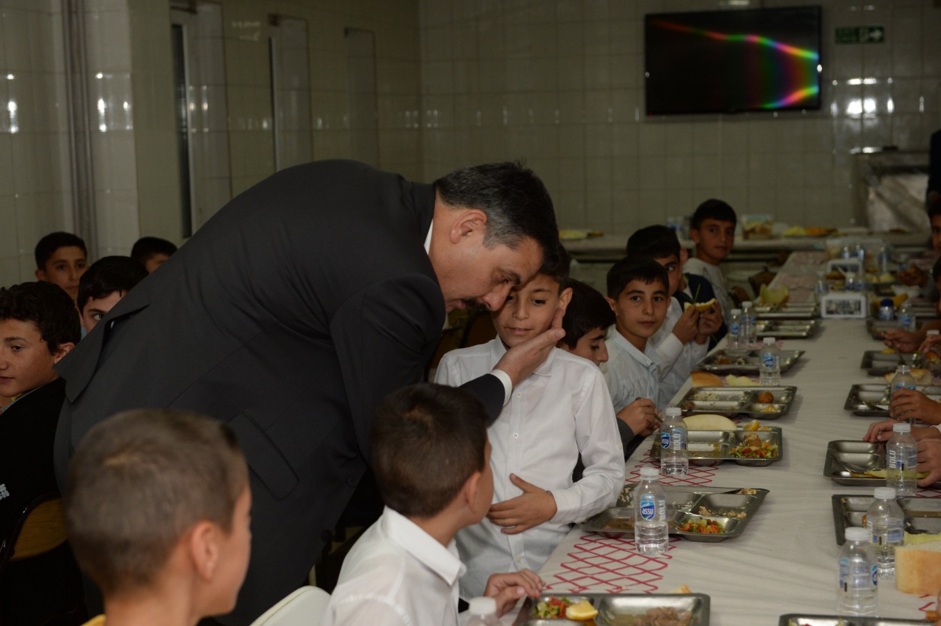 Hafız adayı öğrencilerle buluştu;