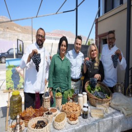 Ünlü şefler, Cimin üzümü için Erzincan'a gitti