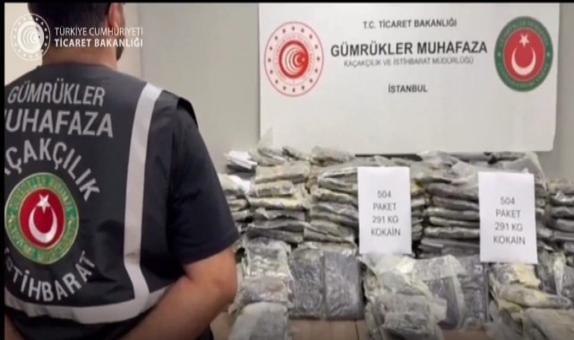 310 kilo esrar ile 291 kilo kokain ele geçirildi