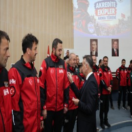“Afetlere hazırlıklı olmak son derece önemli”