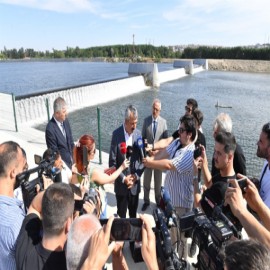 Edirne'de yaşanan kuraklık nehirleri vurdu