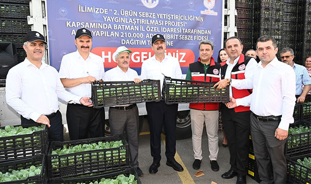 Batman tarımda vites yükseltiyor: ''Batman’ın bereketli ovaları, yılda iki hatta üç ürün alınmasına olanak tanıyor'';