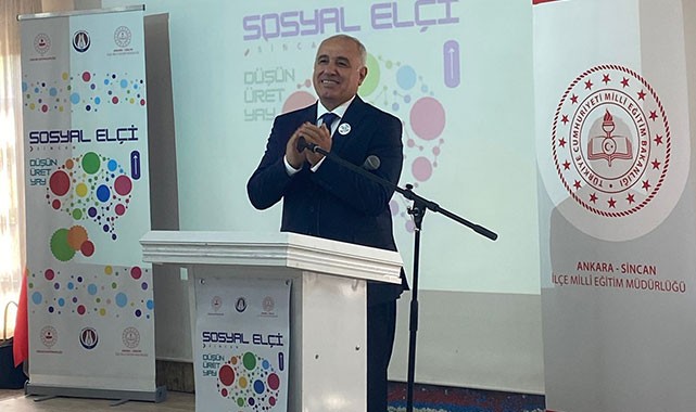 Sincan'da 130 okulun öğrencileri Sosyal Elçi Çalıştayında bir araya geldi