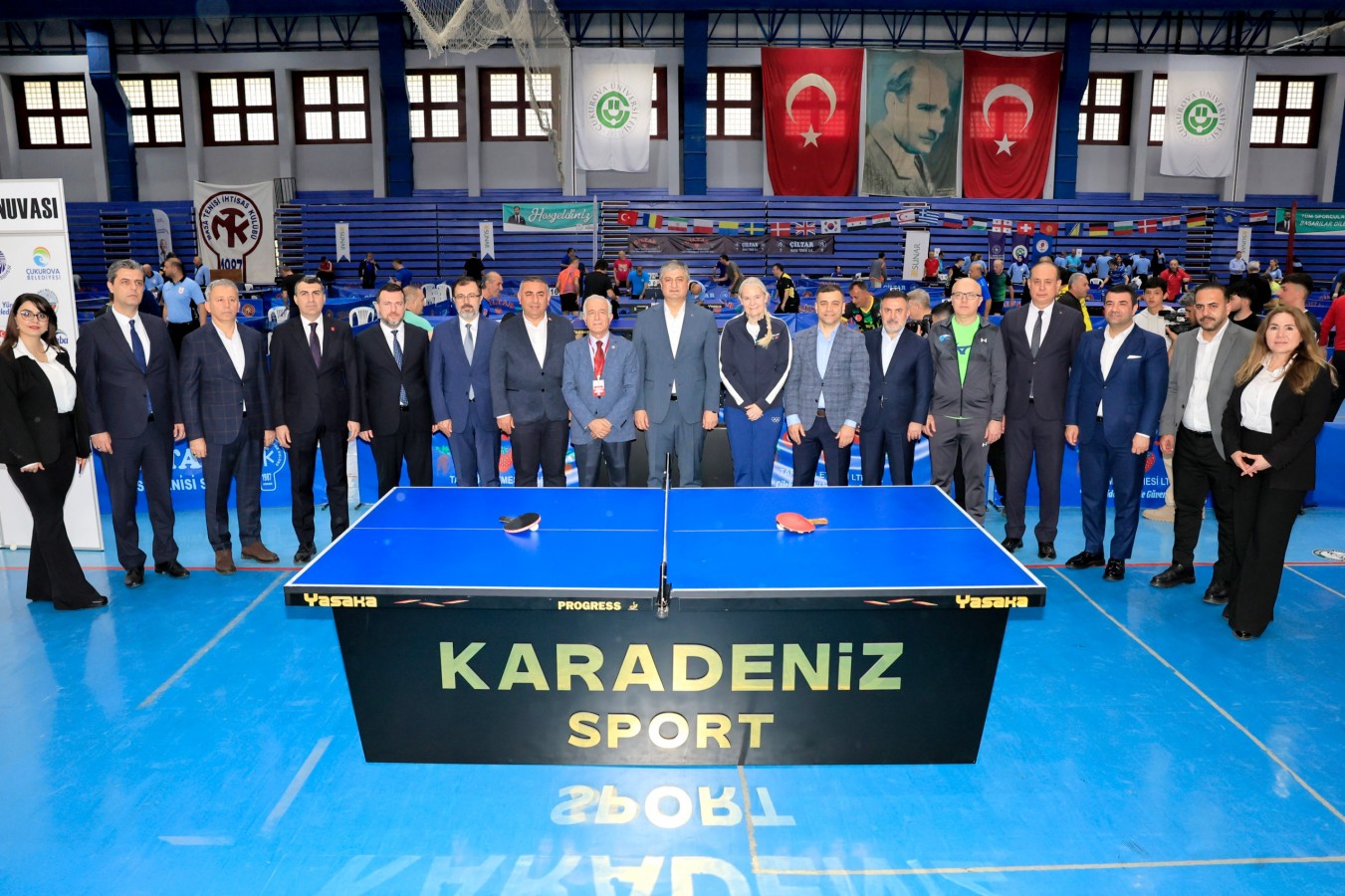 Adana, dev masa tenisi organizasyonuna ev sahipliği yapıyor