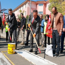 Vali Usta, yaya geçidi boyadı