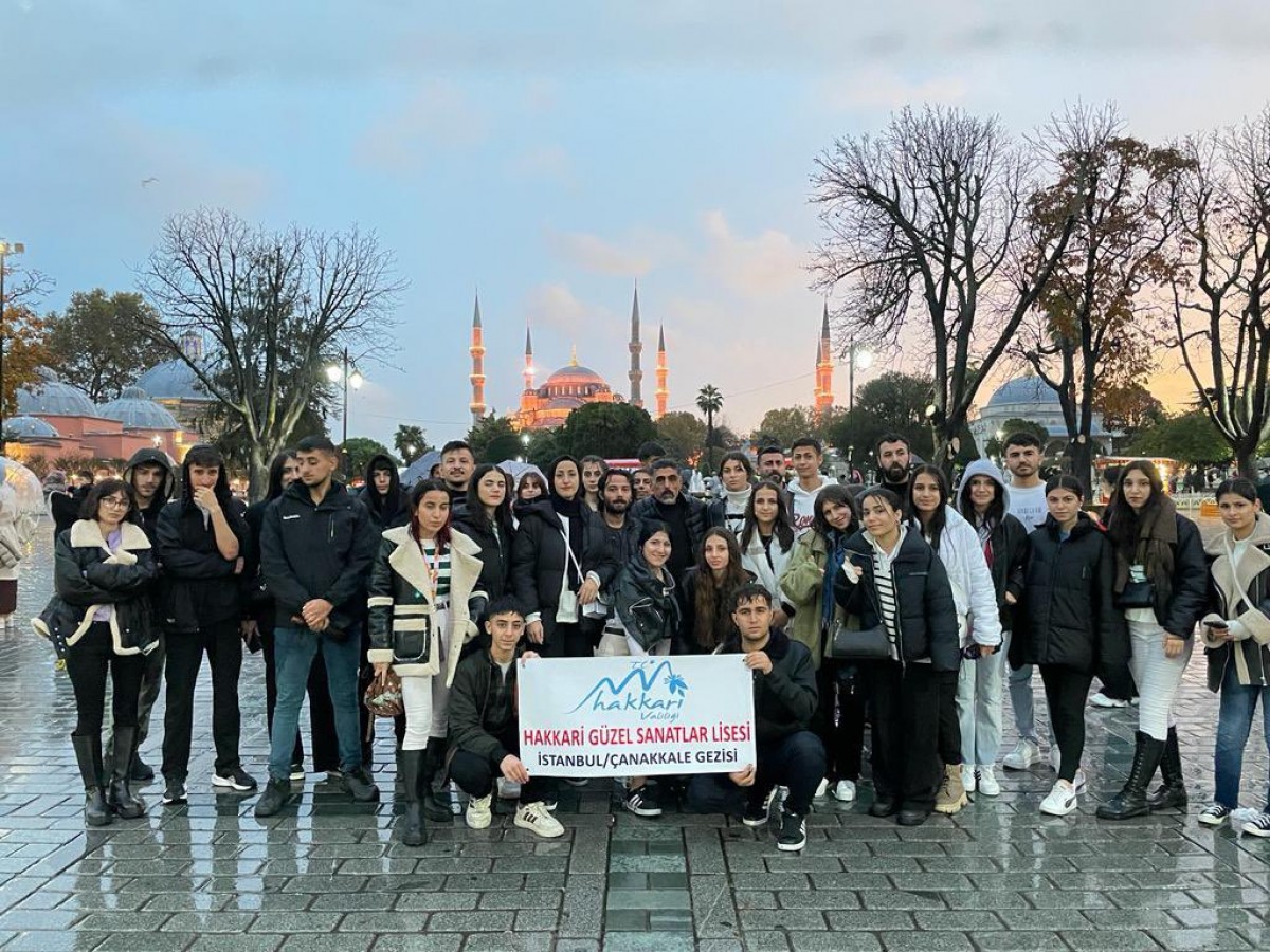 Hakkarili öğrenciler Çanakkale ve İstanbul’u gezdi;