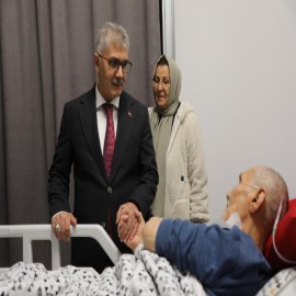Vali Çelik, şehit ailelerinin sağlık durumunu yakından inceledi