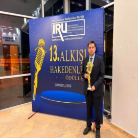 TİMBİR Başkan Vekili ve MİA Haber Hukuk Danışmanı Av. Altıparmak’a, “Yılın Alkışı Hakeden Gazetecisi” ödülü