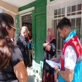 Kaymakam Hersanlıoğlu hanelerin kapısını tek tek çalıp ihtiyaçlarını dinledi