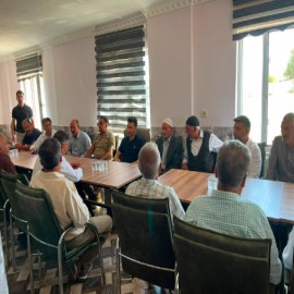 Kaymakam Hasan Ali Kurt Bakışık Mahallesi sakinleriyle buluştu