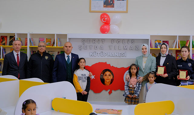 Şehit Polis Şeyda Yılmaz’ın adı Ağrı'daki kütüphanede yaşayacak;