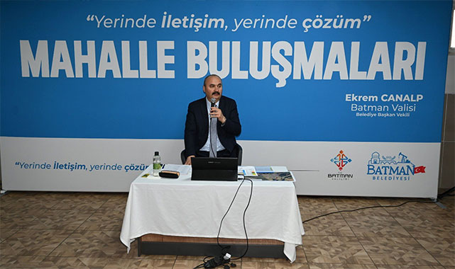 Vali Canalp'ten vatandaşlara söz: Şimdi hizmet zamanı!;