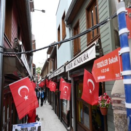 Edirne'nin tarihi "Dar Çarşı"sı ihya edildi
