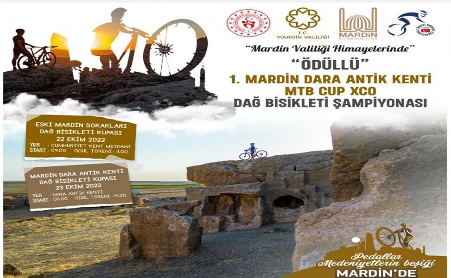 ‘Pedallar Medeniyetlerin Beşiği Mardin'de’;