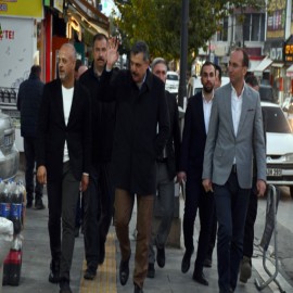 Asrın felaketinde görev yaptığı ilçeyi ziyaret etti